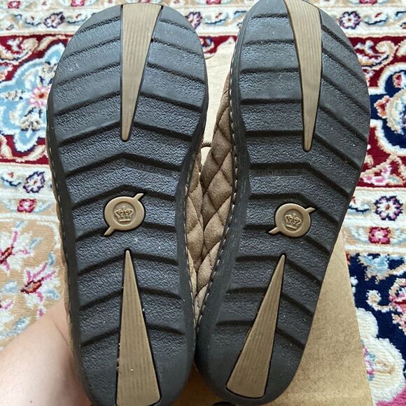 Born SOTO Brown Leather Suede Casual Quilted Lace up Sneakers Shoes - Picture 14 of 14